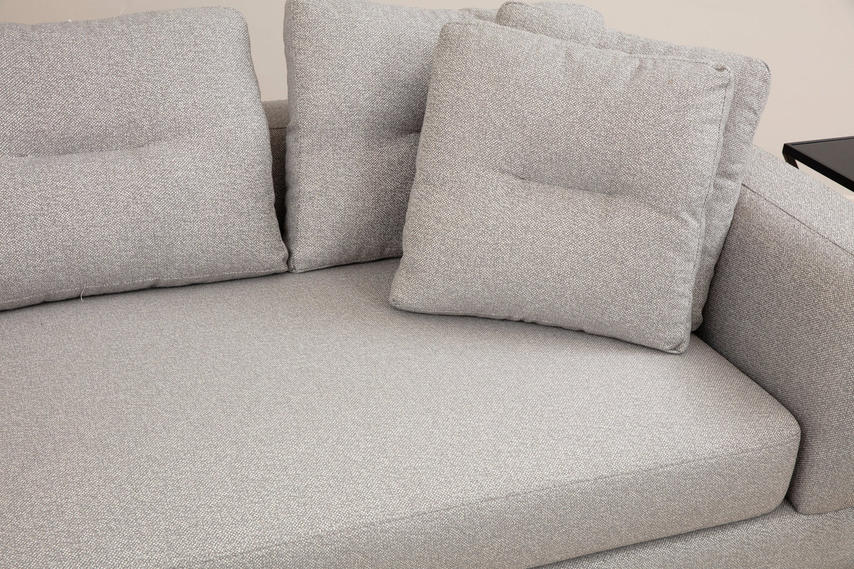 Corner sofa padova light gray