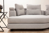 Corner sofa padova light gray