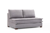 Corner sofa Lena light gray