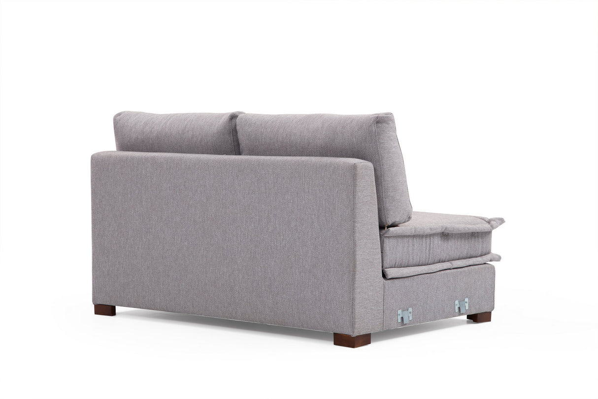 Corner sofa Lena light gray