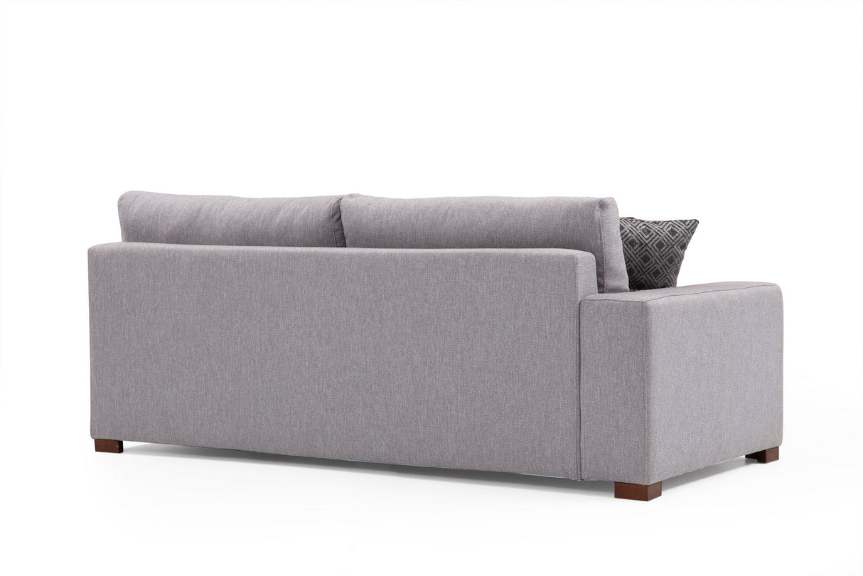 Corner sofa Lena light gray