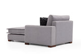 Corner sofa Lena light gray