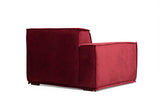 Corner sofa on the left Lego Burgundy