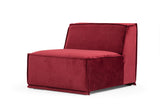 Corner sofa on the left Lego Burgundy