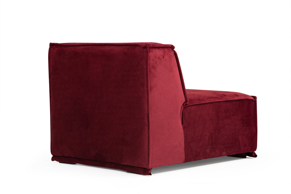 Corner sofa on the left Lego Burgundy