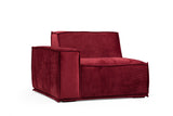 Corner sofa on the left Lego Burgundy