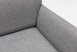 Corner sofa on the right eddy light gray