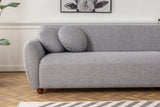 Corner sofa on the right eddy light gray