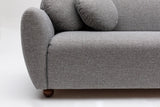 Corner sofa on the right eddy light gray