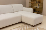 Corner sofa on the right eddy white