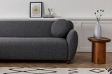 Corner sofa eddy dark gray