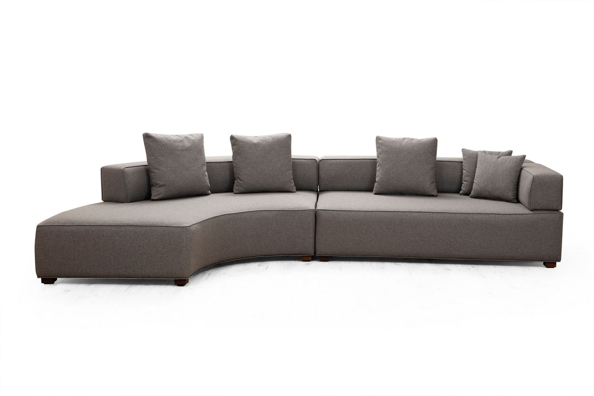 Corner sofa Left Gondol Gray