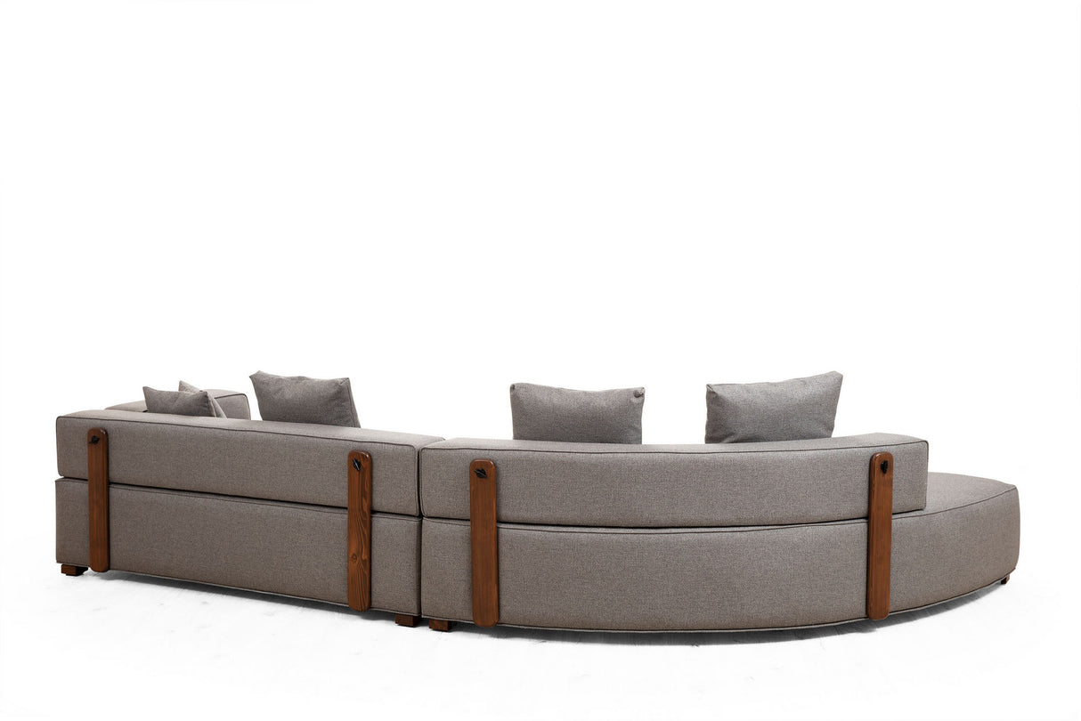 Corner sofa Left Gondol Gray