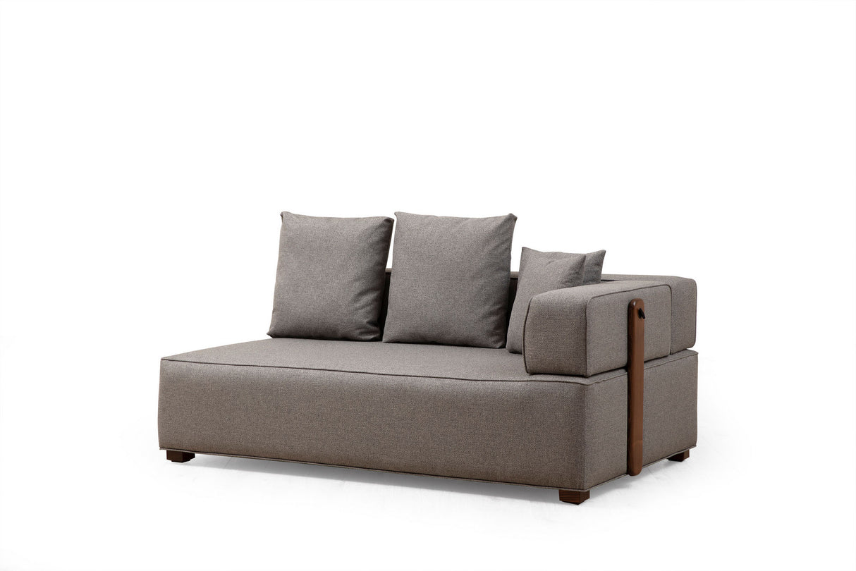 Corner sofa Left Gondol Gray