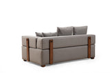 Corner sofa Left Gondol Gray