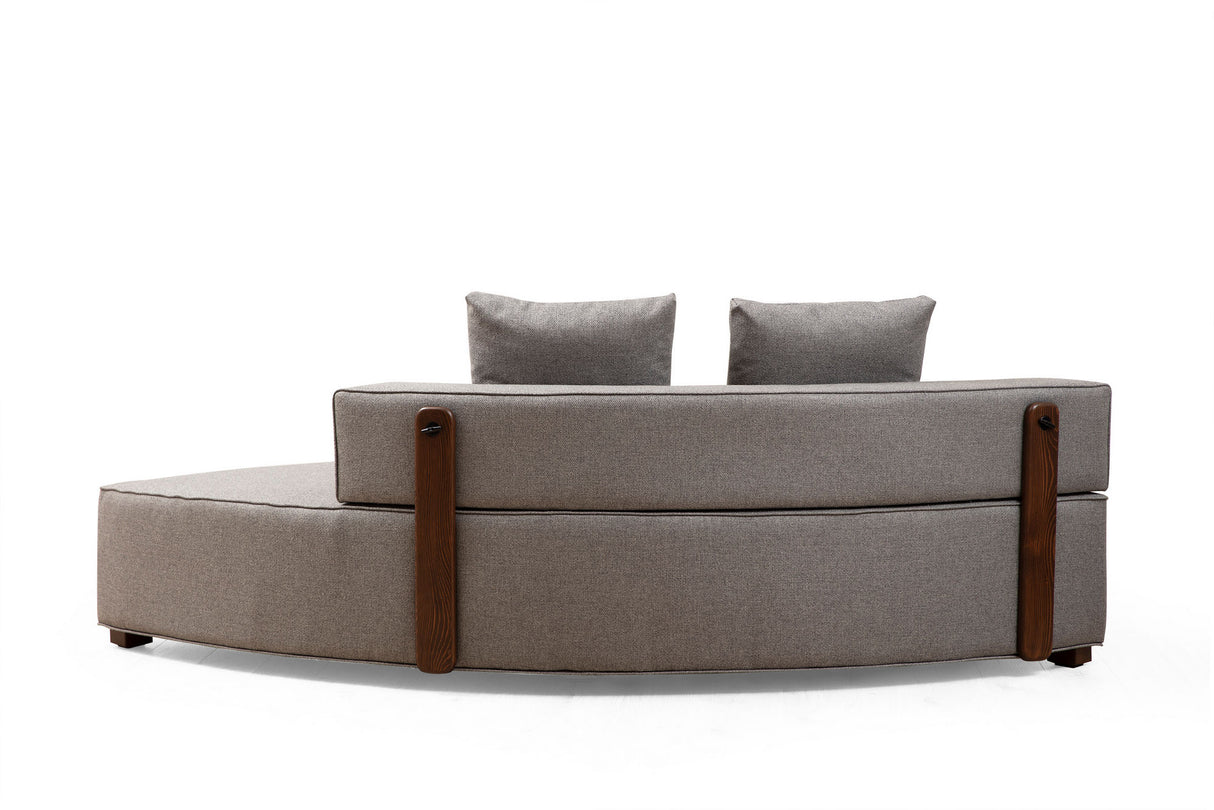 Corner sofa Left Gondol Gray