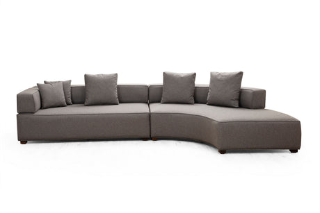 Corner sofa on the right Gondol Gray