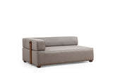 Corner sofa Round Left Gondol Gray