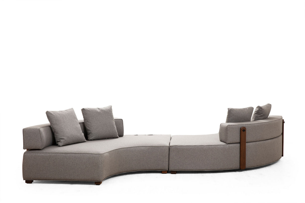 Corner sofa gondol s gray