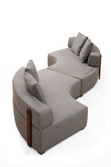 Corner sofa gondol s gray