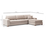 Corner sofa Lena Sand Beige