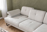 Corner sofa on the right Mustang Beige