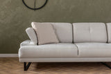 Corner sofa on the right Mustang Beige