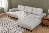 Corner sofa on the right Mustang Beige