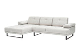 Corner sofa on the left mustang beige