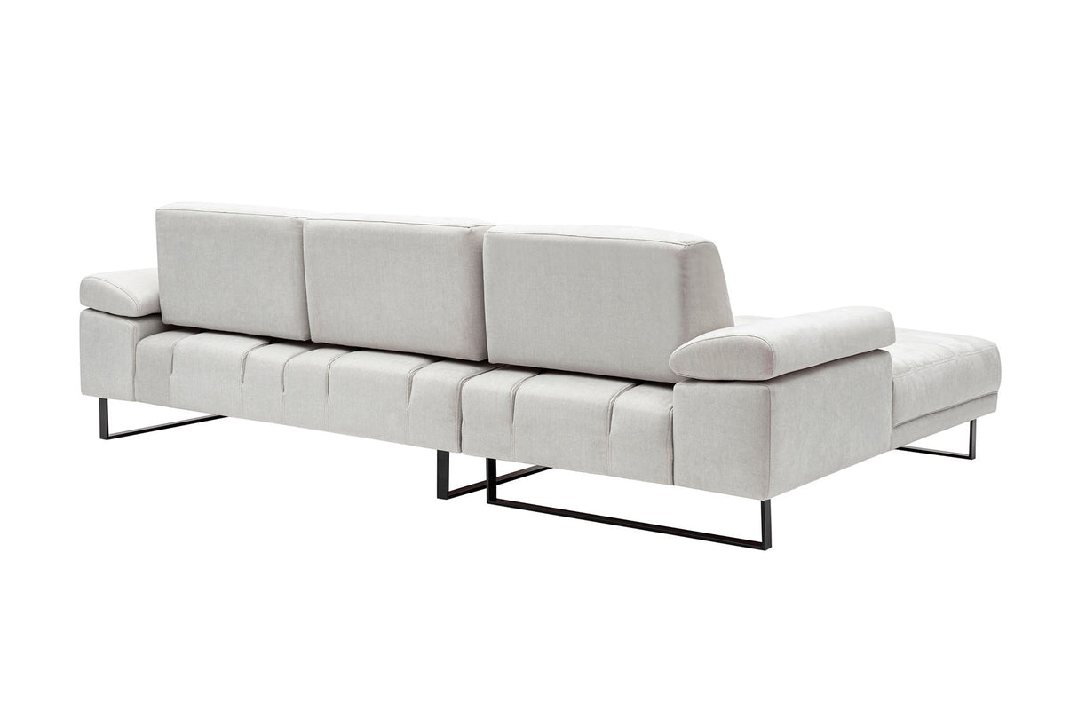 Corner sofa on the left mustang beige