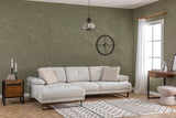 Corner sofa on the left mustang beige