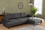 Corner sofa on the right Mustang Anthracite