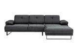 Corner sofa on the right Mustang Anthracite