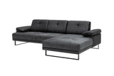 Corner sofa on the right Mustang Anthracite