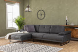 Corner sofa on the left Mustang Anthracite