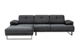 Corner sofa on the left Mustang Anthracite