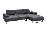 Corner sofa on the right Mustang Anthracite