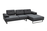 Corner sofa on the right Mustang Anthracite