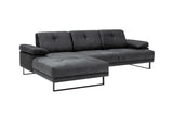 Corner sofa on the left Mustang Anthracite