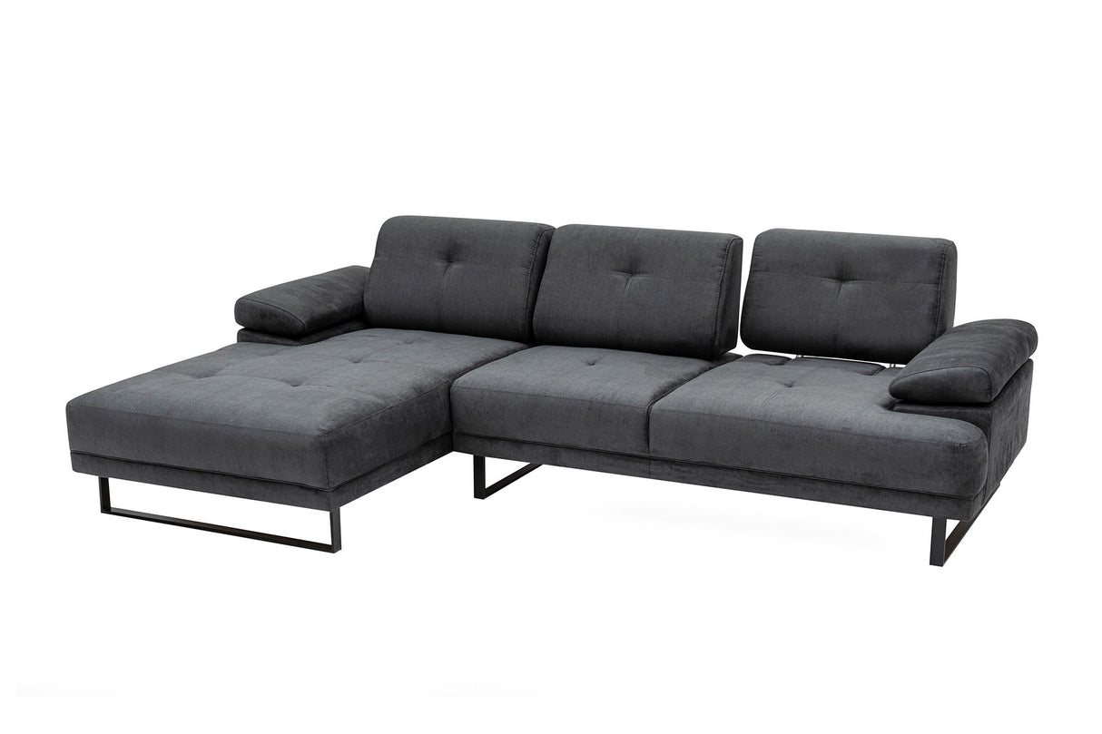 Corner sofa on the left Mustang Anthracite