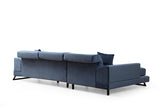 Corner sofa left Frido Navy Blue