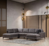 Corner sofa Porto Anthracite