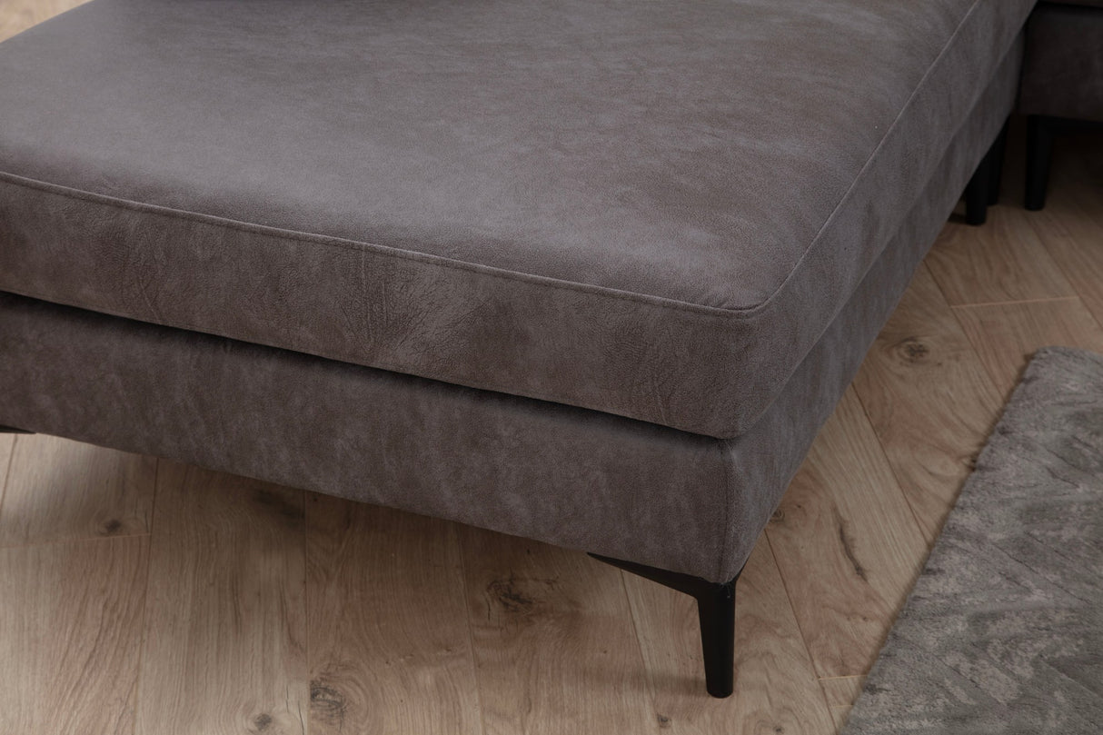 Corner sofa Porto Anthracite