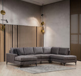 Corner sofa Porto Anthracite