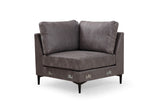 Corner sofa Porto Anthracite