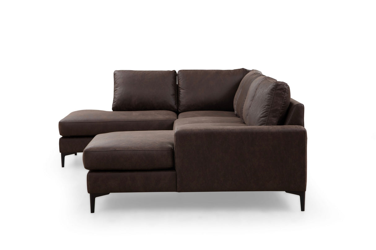 Corner sofa Porto Brown