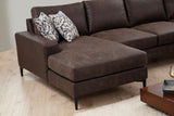 Corner sofa Porto Brown