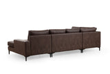 Corner sofa Porto Brown