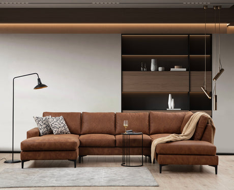 Corner sofa Porto Camel