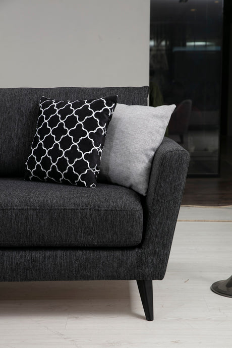 3-seater sofa mayorka dark gray